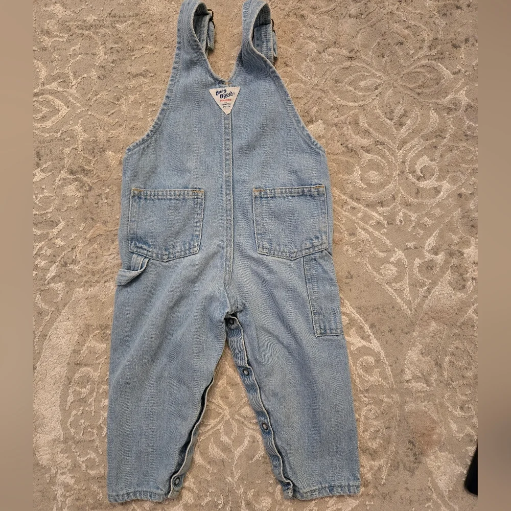 Vintage 1990s Baby B'Gosh OshKosh B'Gosh Light Blue Denim Jean Overalls